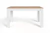 Tisch >NORI< in Weiß/Eiche-Optik 120 x 75 x 80 cm Produktbild-Vorschau 3