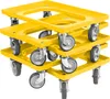 5 x Stück Transportroller für Kisten 600x400 mm 4 Produktbild-Vorschau 1