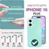 Custodia NALIA scintillante per iPhone 16 Plus – Aspetto Anteprima dell’immagine prodotto 4