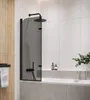 Badewanne Austin Schwarz Grauglass 5mm mit Nanobeschichtung Produktbild-Vorschau 4