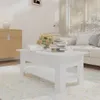 vidaXL Konferenční stolek bílý 102x55x42 cm Materiál dřevo Náhled obrázku produktu 3