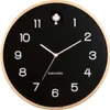 Karlsson - Kuckucksuhr Natural Cuckoo - Schwarz - Ø31,5cm Produktbild-Vorschau 1