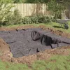 vidaXL Geotextília, 1 x 10 m, polyester a bavlna, sivá Náhľad obrázku produktu 1