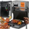 KRUMAD Gril électrique 2000W - Mini gril de contact pour 2 Voir les images du produit 1
