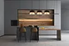 KAR-LIGHTING Pendelleuchte 3-flammig Schwarz-Gold, Metall, Produktbild-Vorschau 4