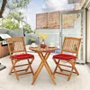 COSTWAY Ensemble de meubles de jardin 3 pièces, table de Voir les images du produit 2