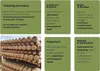 TIMBERMIK ⌀ 8cm 2-Pack Spitze Holzpalisaden Länge: 240 cm Produktbild-Vorschau 3