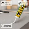Sigillante adesivo bianco, Adheseal 290 ml, sigillante Anteprima dell’immagine prodotto 4