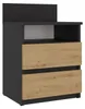 Topeshop M1 ANTRACYT/ARTISAN nightstand/bedside table 2 Anteprima dell’immagine prodotto 11