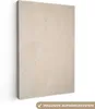 Leinwand Bilder 80x120 cm - Japandi - Kreise - Beige, Bild Produktbild-Vorschau 1