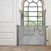 Türschutzgitter Ausziehbar 0-150cm Treppenschutzgitter Produktbild-Vorschau 4