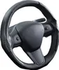 A close-up studio shot of a car steering wheel cover. Náhled obrázku produktu