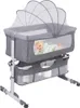 Beistellbett Baby, 2 in 1 Babybett und Babywiege, Produktbild-Vorschau 1