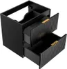Badmöbel Waschtisch Set Unterschrank ADELAIDE-56-BLACK matt Produktbild-Vorschau 4