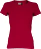 Wellness V-Ausschnitt T-Shirt Damen Rot, XS Produktbild-Vorschau 1