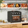 HOMCOM mini trouba s horkovzdušným ohřevem, 30 l, včetně Náhled obrázku produktu 4