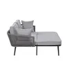 5-tlg. Gartenlounge Sitzgruppe Sonnenliege Set verzinkter Produktbild-Vorschau 11