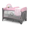 A baby travel cot with a changing station and toy arch. Anteprima dell’immagine prodotto