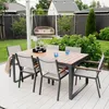 HOME DELUXE Gartentisch SIERA – 160 x 90 cm aus robustem Produktbild-Vorschau 2