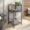 home24 Gartenküchenecktisch - Aluminium / Kunststoff - Produktbild-Vorschau 1