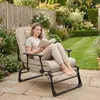 (Beige) 3-in-1 Klappbarer Schlafsessel, Verstellbarer Produktbild-Vorschau 11