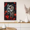 Leinwandbilder 60x90 cm - Tiere, Blumen - Eule, Bilder Produktbild-Vorschau 6