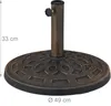 Relaxdays, pied de parasol, pour mâts de 34 à 48 mm, Ø 49 Voir les images du produit 4