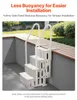 VEVOR Poolleiter, Kunststoff-Pooltreppe mit 2 Handläufen, 4 Produktbild-Vorschau 4