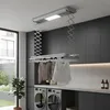 A modern laundry room with a ceiling-mounted electric clothes dryer. Náhľad obrázku produktu