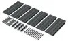 Lit surélevé Prosperplast BASE WOODY anthracite 148 cm Voir les images du produit 7