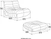 Fauteuil relax HOME DELUXE avec repose-pieds CHILL - 102 x Voir les images du produit 7