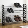 Schuhregal TOWER ausziehbar schwarz - Schuhablage mit 4 Produktbild-Vorschau 5
