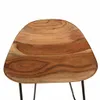 vidaXL Tabouret de bar 2 pcs. Bois massif acacia Voir les images du produit 6