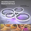 40W Ring LED Deckenleuchte mit RGB Backlamp, Dimmbare mit Produktbild-Vorschau 9