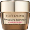 A close-up studio shot of an Estee Lauder Revitalizing Supreme+ Youth Power Eye Balm jar. Produktbild-Vorschau