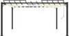 Pavillon mit Lamellendach 3x4 m Creme Stoff und Aluminium , Produktbild-Vorschau 3