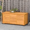 Outsunny Gartenschrank wasserbeständig Tannenholz dauerhaft Produktbild-Vorschau 2