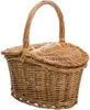 WANDERLUST DECO Brauner Weidenkorb mit Deckel 25x17x13/27h Produktbild-Vorschau 2