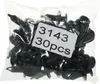 Attaches de pare-chocs en nylon Rivet d'aile 30PCS 8mm Voir les images du produit 2