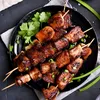 Relaxdays Spiedini per shashlik in legno, confezione da 500 Anteprima dell’immagine prodotto 2