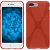 PhoneNatic Case kompatibel mit Apple iPhone 8 Plus - rot Produktbild-Vorschau 1