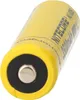 A close-up shot of a yellow Nitecore 18650 rechargeable battery. Voir les images du produit