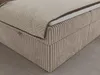 MKS MEBLE Boxspringbett 180x200 Hellbraun Cord, Produktbild-Vorschau 5
