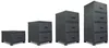 K9467 Kommode, Schrank, Regal, Schwarzes Rattan Badezimmer Produktbild-Vorschau 3