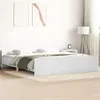 vidaXL Rám postele s čelom a nohami biely 180x200 cm Náhľad obrázku produktu 2