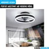 COOLBREEZE Lampy sufitowe Cicha wentylator sufitowy z Podgląd zdjęcia produktu 2