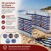 Textom Strandwindschutz 10m Windschutz Strand Paravent 80 Produktbild-Vorschau 4