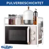 DanDiBo Verstellbares Küchenregal Weiß für Arbeitsplatte Produktbild-Vorschau 6
