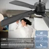 ZMH wentylator sufitowy LED ściemnialny 125CM wentylator Podgląd zdjęcia produktu 5