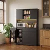 BEALIFE Küchenhochschrank 107x40x172 cm mit Steckdose & Produktbild-Vorschau 1